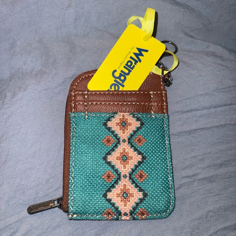 Wrangler Brown and Teal Wallet